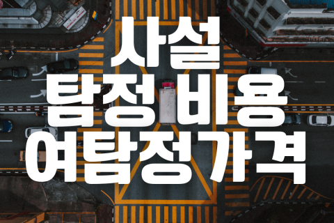 사설탐정 비용, 전국탐정연맹 여탐정 비교 및 선택 방법